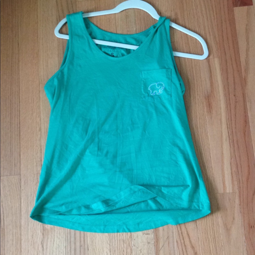 Green ivory Ella tank top